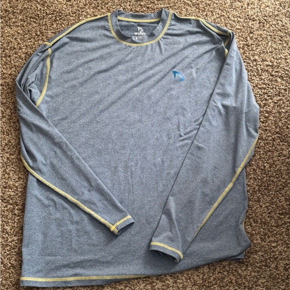 Men’s Dryfins Rash Guard/Sun Shirt - Picture 1 of 1